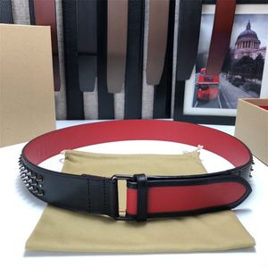 Hight Quality Red Sole Fashion Designer Mens Belt Luxury Womens Belt Classic Vintage Real Cowhide Belt 90-125cm Hållbar utan rynkor Butikbältet reversibel 22