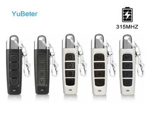 Remote Controlers YuBeter 315MHZ Wireless Control Cloning Duplicator ABCD 4 Button Garage Gate Door Opener Electric Copy Controlle1268247