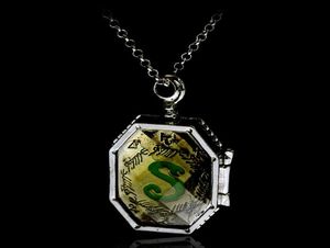 Mode smycken Horcrux Locket Halsband Deathly Hallows Collector Pendant for Men Women Gift2027014