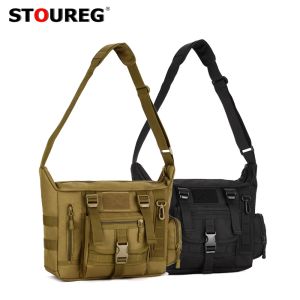 Рюкзак, тактическая сумка через плечо, водонепроницаемая тактическая сумка-слинг для мужчин, сумка через плечо для ноутбука 14 дюймов, военная сумка для путешествий, походные уличные сумки