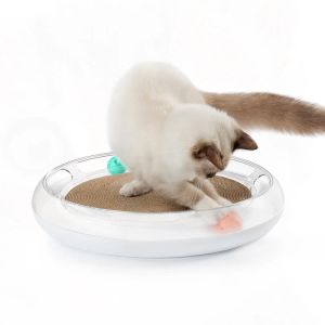 Tiragraffi PETKIT Giocattolo per gatti Carta ondulata Gatti Tiragraffi Animali domestici Cartone Tiragraffi Rascador Gatos Gattino Accessori Giocattolo per animali domestici