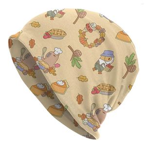 Berretti Bubu The Guinea Pig Bonnet Homme Outdoor Cappello sottile Capybara Cartoon Skullies Berretti Berretti per uomo Donna Novità Cappelli in cotone