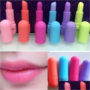 Lippenstift, langanhaltender Stimmungslippenstift, 24 Stunden feuchtigkeitsspendend, wasserdicht, Farbwechsel-Lippenstifte, modisches Lippen-Make-up, 6 Farben, Tropfenlieferung, Dh3Br