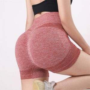 Mecânica do corpo roupas femininas shorts de yoga cintura alta shorts de treino fitness yoga elevador bunda fitness senhoras yoga ginásio correndo calças curtas roupas esportivas