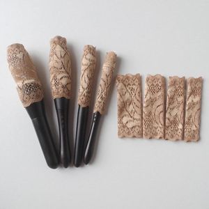 Makeup Brushes Handmade Brush Protective Sleeve 10pcs Resilient Lace Make Up Netting Guard