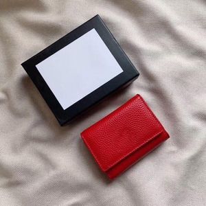 Designer-märkesdesigner Autumn and Winter New Style Women plånbok berömd plånbok högkvalitativ flera korta små med Box266b