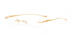moda optik çerçeveler leopar altın bufalo boynuz gözlükleri gözlükler erkekler güneş gözlüğü tasarımcı gözlükleri açık lens çerçevesiz wi4277765