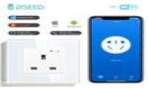 Smart Home Control BSEED UK SOCKET WIFI Outlet Работа с Alexa Google Life App Remote Timer Wall Sockets 13A4339825