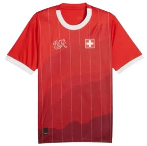 2024 2025 Suíça camisa de futebol seleção nacional 24 25 SWISS VARGAS Akanji Xhaha Elvedi EMBOLO SHAQIRI camisa masculina de futebol em casa