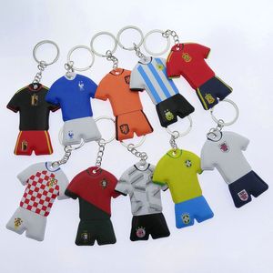 Fans gift football national team clothing key chain pendant