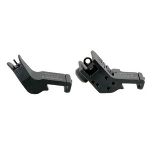 Tactical Rapid Transition Sights RTS Front and Rear Sight Set Fit 20mm Picatinny Weaver Rail Rifle Accessory