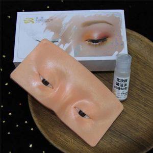 Klänningar Ny ankomst Premium 5D Eyebrow Tattoo Practice Skin Eye Makeup Training Skin Silicone Practice Pad For Makeup Beauty Academy