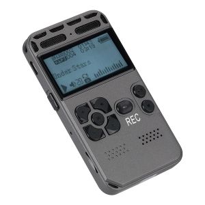 Oyuncular OneButton Record Gürültü azaltma Dictaphone V35 Sesli etkinleştirilmiş dijital ses kaydedici MP3 çalar 8GB Müzik Oyuncu Kartı