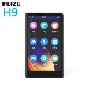 プレーヤーruizu H9メタルMP3プレーヤーBluetooth 5.0ビルトインスピーカー3.8inchフルタッチスクリーンサポートFMラジオ録音ビデオ電子ブック