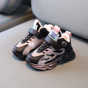 Outdoor Size 2231 Chaussures Casual Kids Warm Cotton Shoes for Girls Boys Baby Plus Fleece Running Sneakers Children Winter Sport Shoes