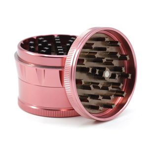 New Grinder 6 Colors 4 layer 2.5" 63mm Polygon Aluminum Alloy HOT SELL Side Concave Polygon herb Grinders