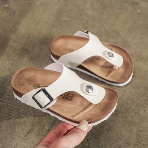 Sneakers Buty dziewcząt mini kork sandały chłopcy klip palca flip klapki 2020 Summer dla dzieci buty niemowlęce dla dzieci Mother Boys Sandals Sandals Antiskid