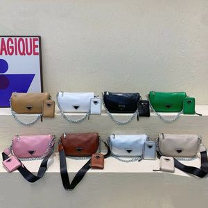 Hot Women's Luxury Designer Retro Classic Triangular Multicolor Underarm Bag Shoulder Crossbody Bag Handbag No Box