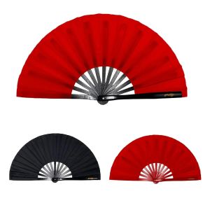 Arts Tai Chi Fan Bamboo Kung Fu Martial Arts 29 Zentimeter Fans Wushu Art Martiaux Cosplay Tanz Performance Fan Red Kun Master