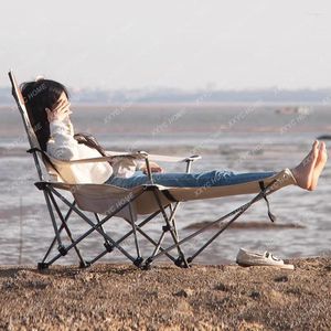 Camp Furniture Patio Outdoor Recliner Chair Folding Fishing Sun Ultralight Portable Design Silla De Playa Camping