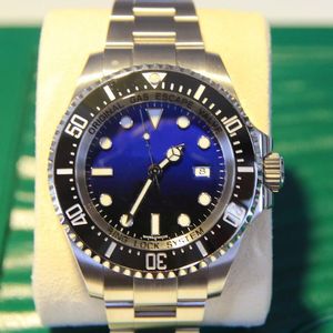 2024 AR V11 SA3135 Automatik 116660 Herrenuhr Sea-Dweller 44 mm, schwarze Keramiklünette, schwarzes/blaues Zifferblatt, 904L-Stahlarmband, Best Edition-Uhren, PTRX, neue Herrenuhren