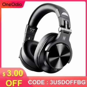 Cuffie OneOdio A70 Cuffie wireless con microfono Cuffie Bluetooth 5.2 Over Ear Monitor da studio di registrazione professionale Cuffie DJ