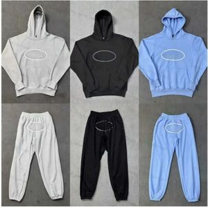 2024 Män och kvinnor Sport bär tröja Pants Set Designer Cortiez Hoodie Street Sweatshirt Demon Island Tracksuits Plysch Cargo Pullover Alcatraz Long Sleeve 998yyy