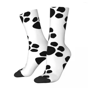 Мужские носки в стиле хип-хоп, ретро, милые лапы Crazy Dog, унисекс, Harajuku, забавные новые носки с принтом, подарок для мальчиков