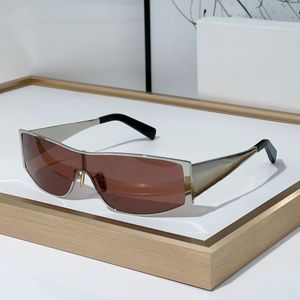 CL40283U Y2K designer óculos de sol mulher alta qualidade edição superior detalhes requintados lentes de uma peça impressas óculos de acetato feminino perfeito com caixa