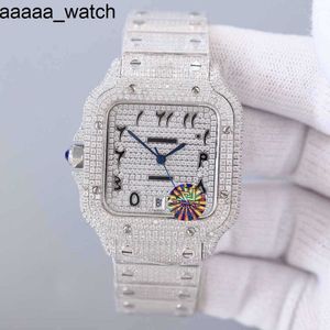 Orologio Carters Nqzr Diamanti Uomo Polso di lusso Bling Iced Out Vvs Moissanite cy