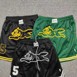 Herren-Shorts, europäischer und amerikanischer fliegender Hund, bedruckte Shorts, Trend, Straße, Sommer, Mesh, atmungsaktiv, locker, bequem, Freizeithose, J240228