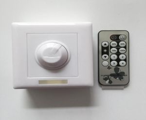 DC1224V LED Dimmer IR Remote control 12 keys Knob Operating Switch For dimmable LED lights dimmer43066448120710