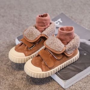 Scarpe basse da tennis per bambini all'aperto Casual inverno caldo peluche suola morbida antiscivolo Sneakers per bambini ragazzi ragazze bambino bambino tennis per y