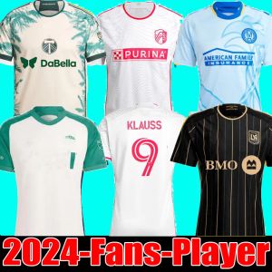 2024 Portland Timbers maglie da calcio 24 25 St. Louis City ATLANTA UNITED Casa lontano terza maglia da calcio Los Angeles FC St Louis''RED' SC