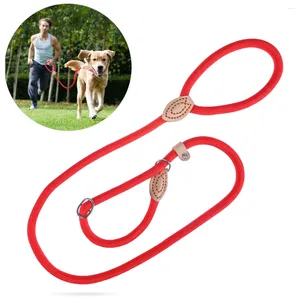 Hundehalsbänder UEETEK Trainingsleine Halsband Leine Nylon für Haustiere (roter Durchmesser 14 cm)