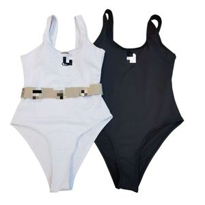 Loewee Bikini-Designer-Luxusmode für Damen, Damen-Badebekleidung, integriertes, weißes, blendfreies, integriertes Strand-Badeanzug-Modell