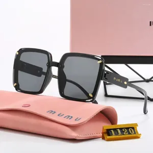 نظارة شمسية مصممة عالية الجودة للرجال النساء UV400 مربع مستقطب بولارويد عدسة أشعة الشمس سيدة أزياء الطيار القيادة في الهواء الطلق الرياضة