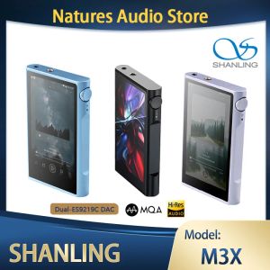 Oyuncu Shanling M3X MQA Oyuncu Açık Android Sürümü Bluetooth çift ES9219C DAC/AMP DSD256 MP3 Kiralama Taşınabilir Müzik Çalar