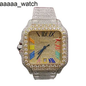 Diamonds Watch Wristwatch Carters Custom Rapper Hip Hop Jewelry Mens Vvs Iced Out Vvs1 for Man and Women