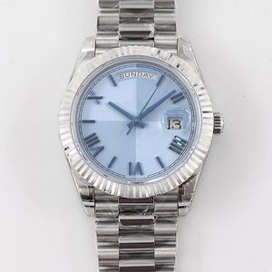 Mens Watches 40mm Automatic 2836 Mechanical Movement Wristwatch Sapphire Waterproof 904l Rostfritt stål Strap Montre de Luxe Watches Gifts Men