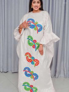 Ethnic Clothing Bazin Riche Long Sleeve Wedding Dress Africa Ball Gown Dresses For Women Party Evening Birthday