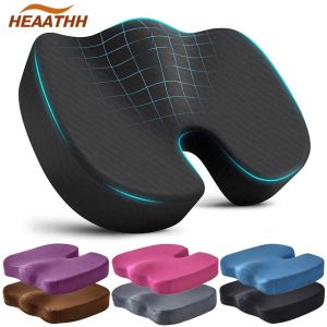 Relaxation Office Chairs Seat Cushions Memory Foam Coccyx Cushion Pads for Tailbone Sciatica Pain, Waist Back Pain Relief Car Seat Cushion