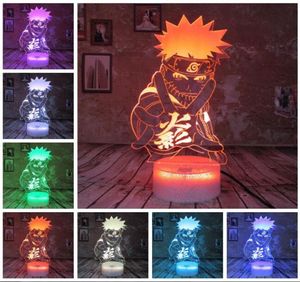 Japan Anime Figure Cool Adult 7 Colors Smart Change Night Light Boys Bedroom Table Decor Child Kids Teens Babys Christmas Toys Gifts5324429