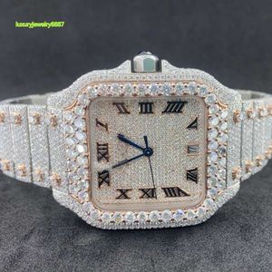 Zupełnie nowy wysokiej jakości wysokiej jakości laboratorium Diamentowe zegarek Diamentowy Diamentowy Diamentowy Styl Diamentowy zegarek Diamond Watch