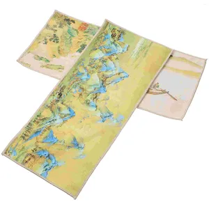Table Mats 2Pcs Teacup Anti-Scald Mat Fabric Towel Protective Tea Pad