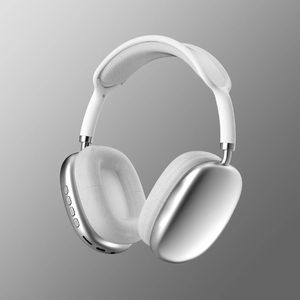 P9 Pro max trådlösa hörlurar med mic stereo-ljud sportvattentät headset teleskopiska öronsnäckor typ-C överörat hörlurar