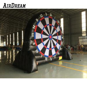 6balls ile toptan 5mh (16.5ft) Özelleştirilmiş şişme futbol dart masa futbol tekme Dart hedef oyunu satılık