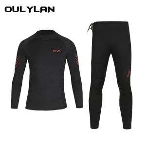 Suits Oulylan Diving Suit 1.5MM Men Wetsuit Neoprene Underwater Surf Surfing Spearfishing Jacket Pants Clothes Wet Suit for Women