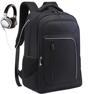 Fashion Shoulders Backpack Simple Men's Business Backpack Schoolbag Leisure Travel Computer Bag 032224