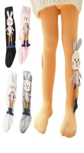 여자 소녀 팬티 스타킹 귀여운 3D 만화 토끼 여자를위한 여자 옷을위한 봄 가을 가을에 태어난 스타킹 유아용 04Y 2110216100053